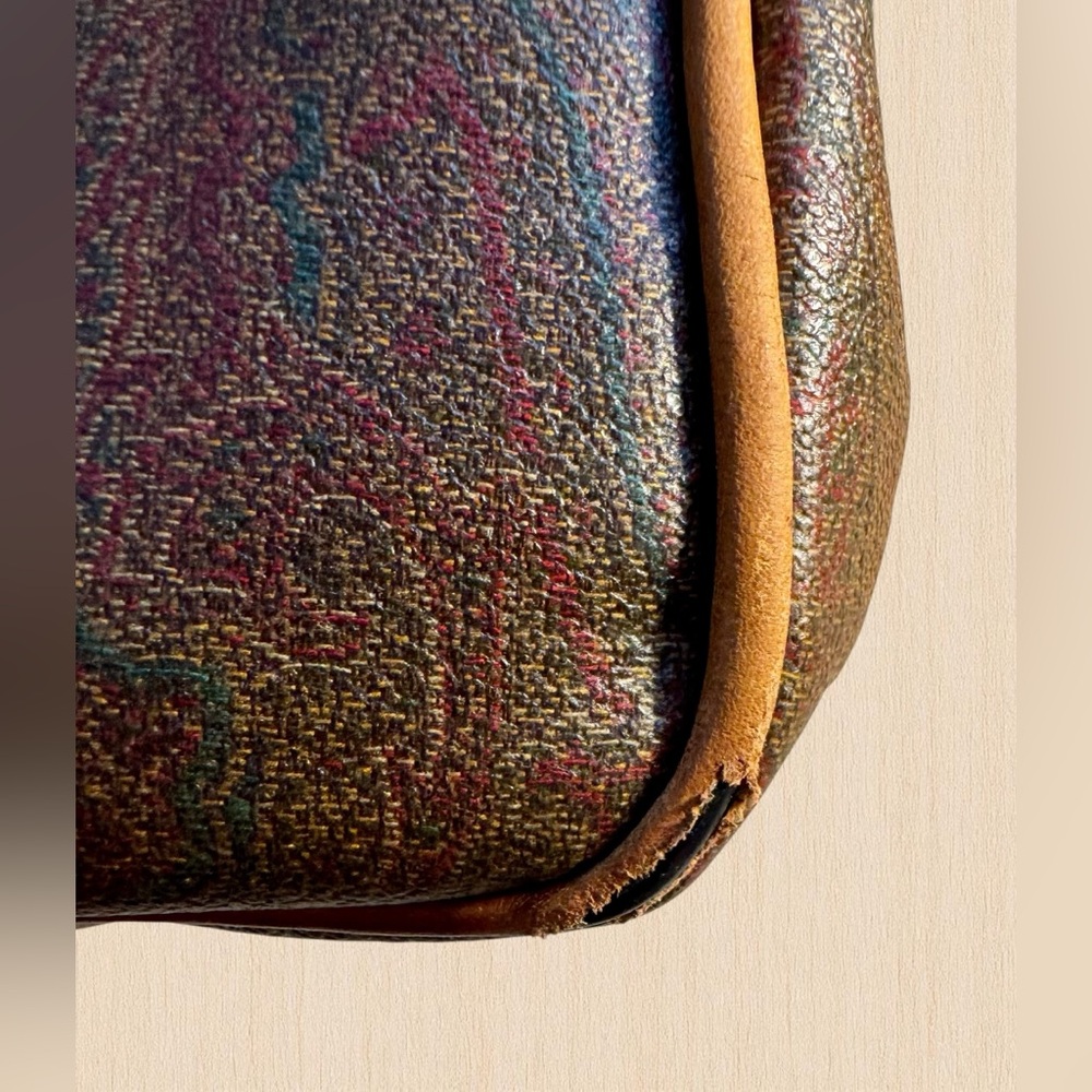 Vintage Etro Paisley Weekender / Duffle Bag – Made in Italy - Picture 8 of 16